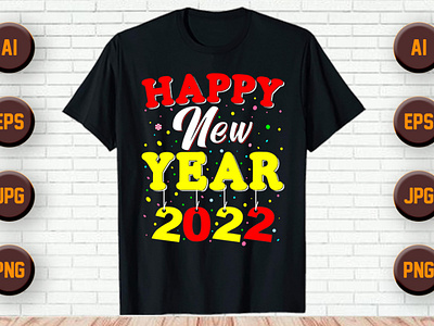 Best Selling New Year T-Shirt design