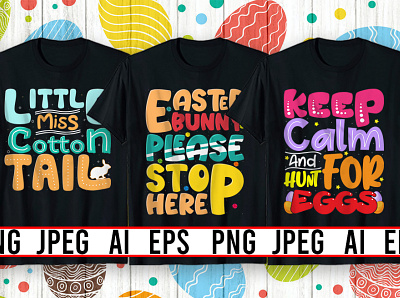 Best Selling Easter T-Shirt design bulk design easter t shirt fashion illustration logo tee tshirt typography ui unique