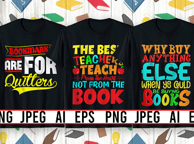 Best Selling Books Day T-Shirt design book day t shirt bulk design fashion illustration logo tee tshirt typography ui unique