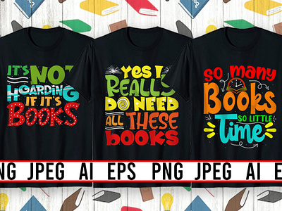 Best Selling Books Day T-Shirt design