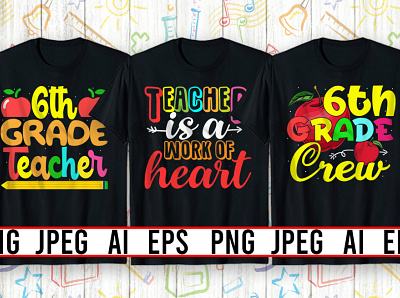 Best Selling Teacher T-Shirt design bulk design fashion illustration logo teacher t shirt tee tshirt typography ui unique