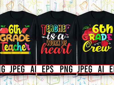 Best Selling Teacher T-Shirt design