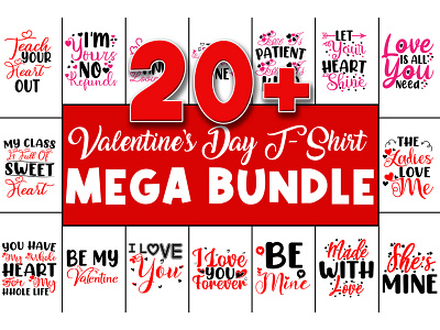 Best Valentines Day T-Shirt & Mug Design Bundle