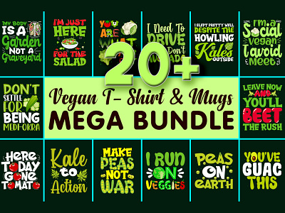 Best Vegan T-Shirt & Mug Design Bundle