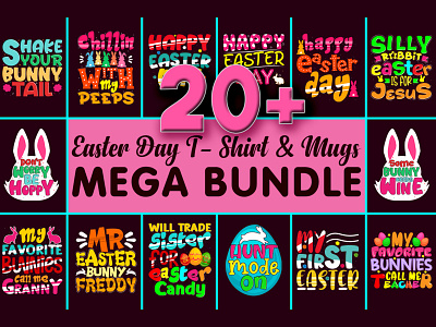 Best Easter Day T-Shirt & Mug Design Bundle