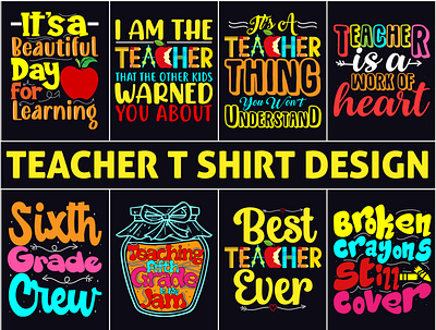 Best Teacher T Shirt Design Bundle bulk design fashion fiverr illustration logo merch by amazon merchandise pod print on demand printful redbubble sunfrog teacher teacher t shirt tee teespring tshirt typography unique