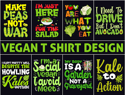 Best Vegan T Shirt Design Bundle bulk design fashion fiverr illustration logo merch by amazon merchandise pod print on demand printful redbubble sunfrog tee teespring tshirt typography unique vegan vegan t shirt