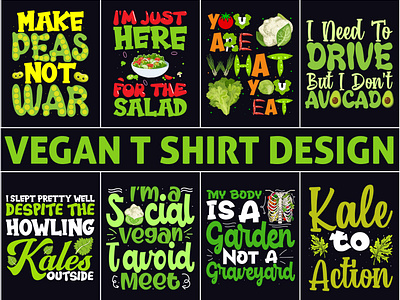 Best Vegan T Shirt Design Bundle