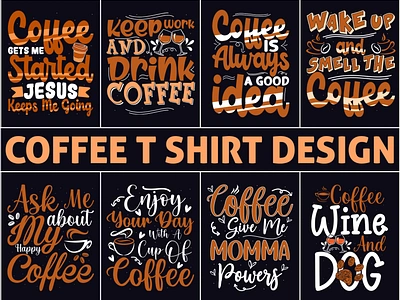 Best Coffee T Shirt Design Bundle bulk coffee coffee design design fiverr illustration merch by amazon merchandise pod print on demand printful redbubble sunfrog t shirt tee teespring tshirt typography unique vector