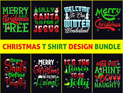 Best Christmas Day T Shirt & Mug Design Bundle bulk christmas christmas t shirt design etsy fiverr illustration logo merch by amazon merch by amazon shirts pod print on demand printful redbubble sunfrog tee teespring tshirt typography vector