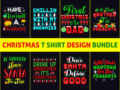 Best Christmas Day T Shirt & Mug Design Bundle