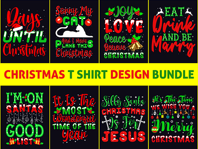 Best Christmas Day T Shirt & Mug Design Bundle