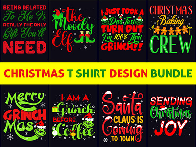 Best Christmas Day T Shirt & Mug Design Bundle