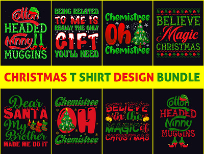 Best Christmas Day T Shirt & Mug Design Bundle bulk christmas christmas t shirt design etsy fiverr illustration logo merch by amazon merch by amazon shirts pod print on demand printful redbubble sunfrog tee teespring tshirt typography vector