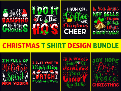 Best Christmas Day T Shirt & Mug Design Bundle bulk christmas christmas t shirt design etsy fiverr illustration logo merch by amazon merch by amazon shirts pod print on demand printful redbubble sunfrog tee teespring tshirt typography vector