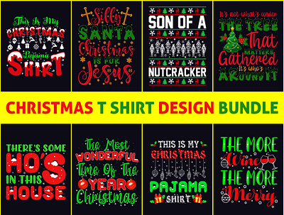 Best Christmas Day T Shirt & Mug Design Bundle bulk christmas christmas t shirt design etsy fiverr illustration logo merch by amazon merch by amazon shirts pod print on demand printful redbubble sunfrog tee teespring tshirt typography vector