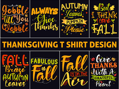 Best Fall / Thanksgiving T Shirt & Mug Design Bundle