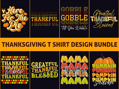 Best Fall / Thanksgiving T Shirt & Mug Design Bundle