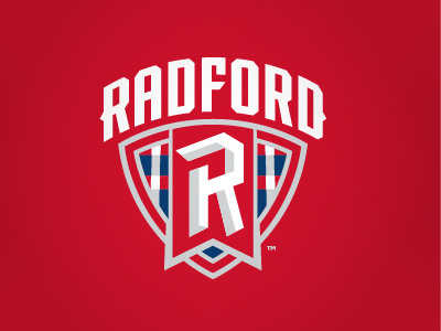 Radford Primary Logo athletic college highlander radford sports tartan