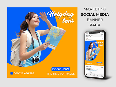 Social Media Banner Mockup 04