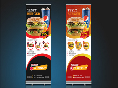 Roll Up Banner Design Template