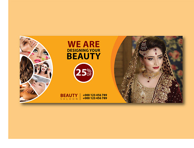 Beauty Parlour Social Media Banner banner branding design illustration illustrator photoshop social social media banner vector web