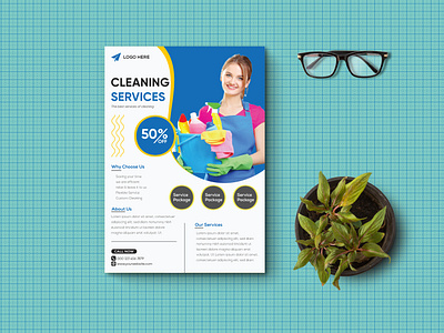 Cleaning Services A4 Size Template