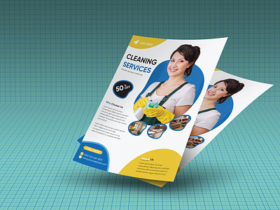 Cleaning Services A4 Size Template