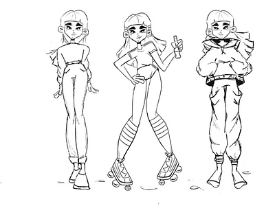 Girl - character design character characterart characterdesign girl illustration woman