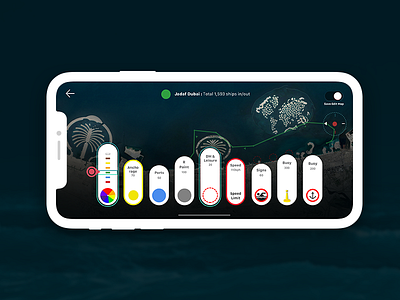 Maritime application mobile trade uiux