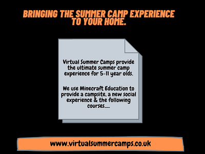 Virtual Summer Camps Second Shot Video Design