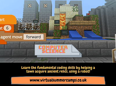 Virtual Summer Camps Computer Science Video Design app art branding design minimal ui ux visual web website