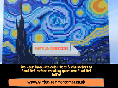 Virtual Summer Camps Art & Design 2 Video Design app art branding design minimal ui ux visual web website
