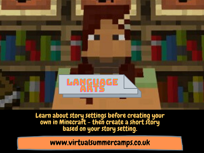Virtual Summer Camps Language Arts Video Design app art branding design minimal ui ux visual web website