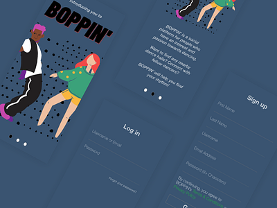 BOPPIN' Social Dance Platform App