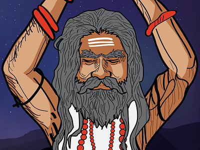 Aghori Illustration design illustration illustrator