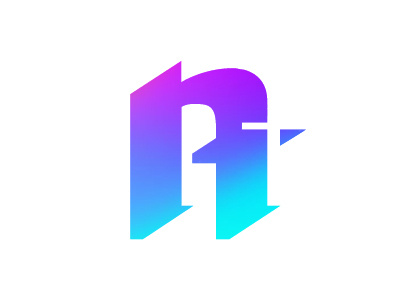 REFLETS logo proposal branding identity lettering logo symetry