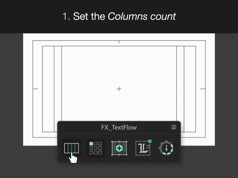 New FX TextFlow tool for AfterEffects after effects animation columns graphic design layout motion responsive script text tool