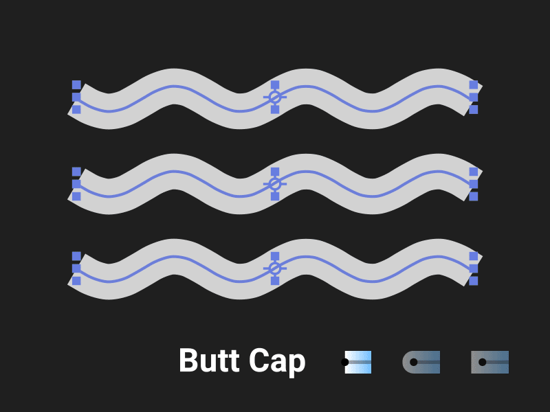 FX StrokeSetter After Effects tool - "Caps" feature 2d after effects animation caps lines outlines script shape layers stroke