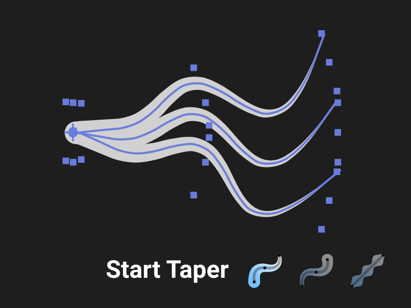 FX StrokeSetter After Effects tool - "Taper & Wave" 2d after effects animation line outlines script shape layers stroke taper tentacles tool