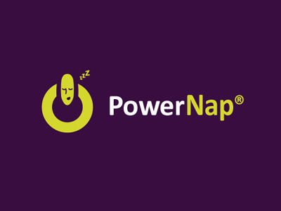 Logo Powernap branding logo power symbol