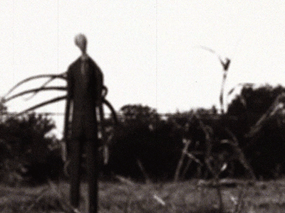 Slenderman after effects animated creepy dirty montage old slender man tentacles