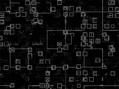 Dirty Squared Grid after effects black and white loop random squares texture