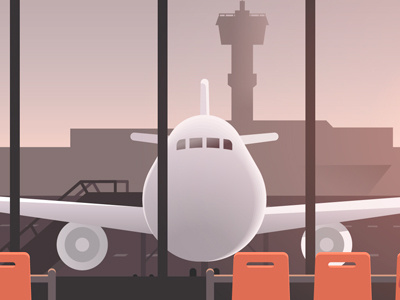 Autumn Airport - Illustration detail 2