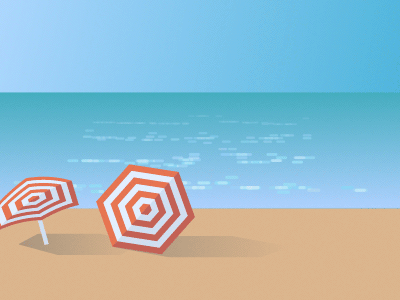 Animated waves with AE text layers 2d after effects animation lights loop sea text water waves