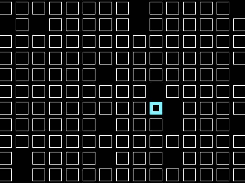 Random animated grid - experiment