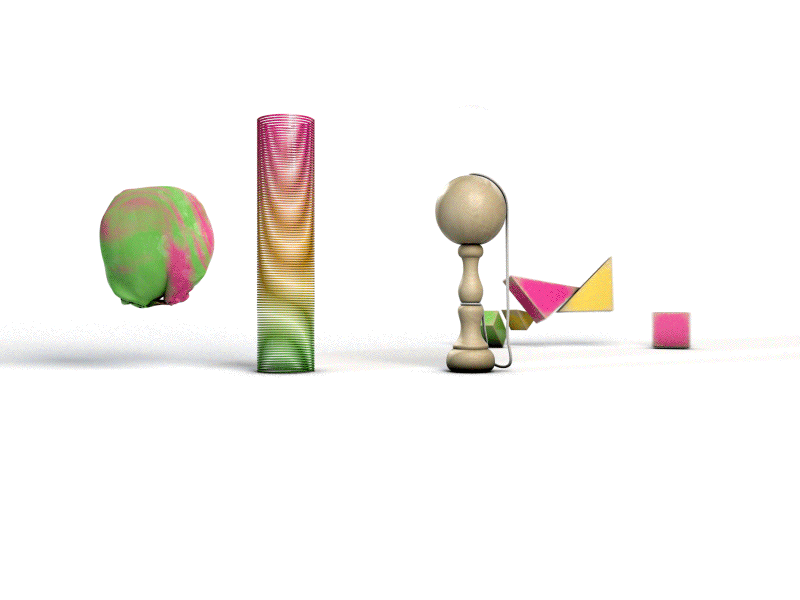 3d Anim Title 3d animation colorful playful toys