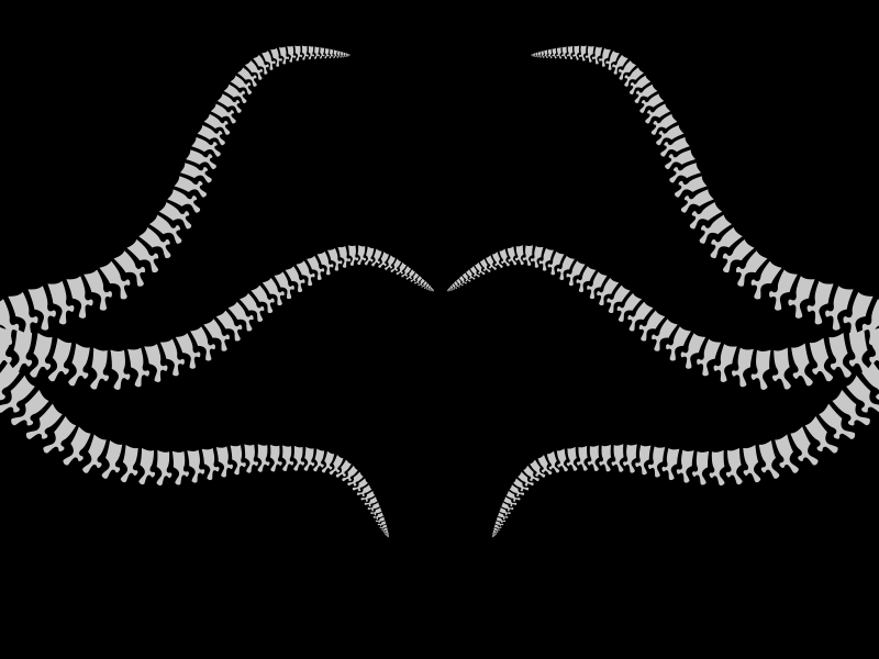Tentacle Test after effects animation bones expermiment expression fish organic path tool worm