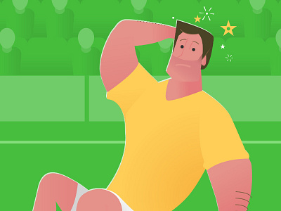 Quick shot from an upcoming explainer video - 2 design explainer headache rugby sport