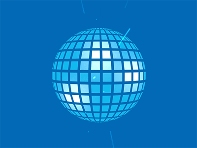 blue explainer - shot 4 aftereffects animation ball disco
